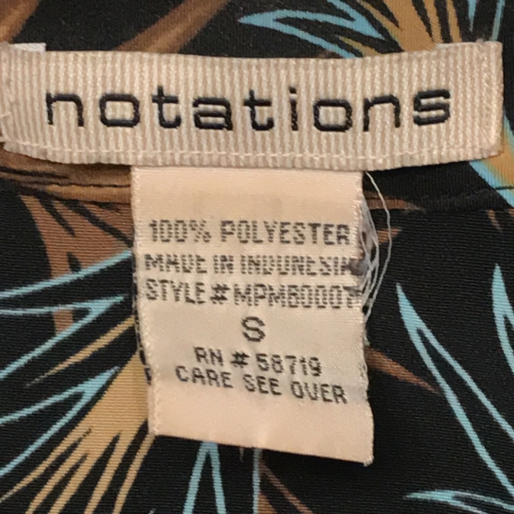 Notations Brand Woman’s Button Down Top - image 3